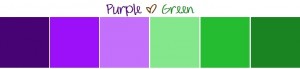 purple green